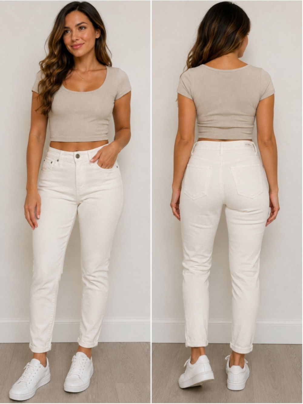 Madewell Women’s White High Rise Skinny Ankle Jeans Size 26 Stretch Denim